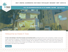 Tablet Screenshot of hotelktree.com